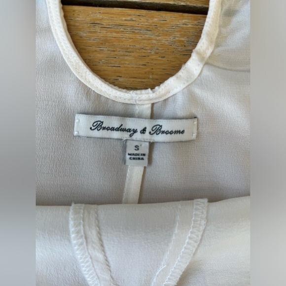 Broadway & Broome (bought in Madewell) Silk Cream Camisole size S - Picture 6 of 6